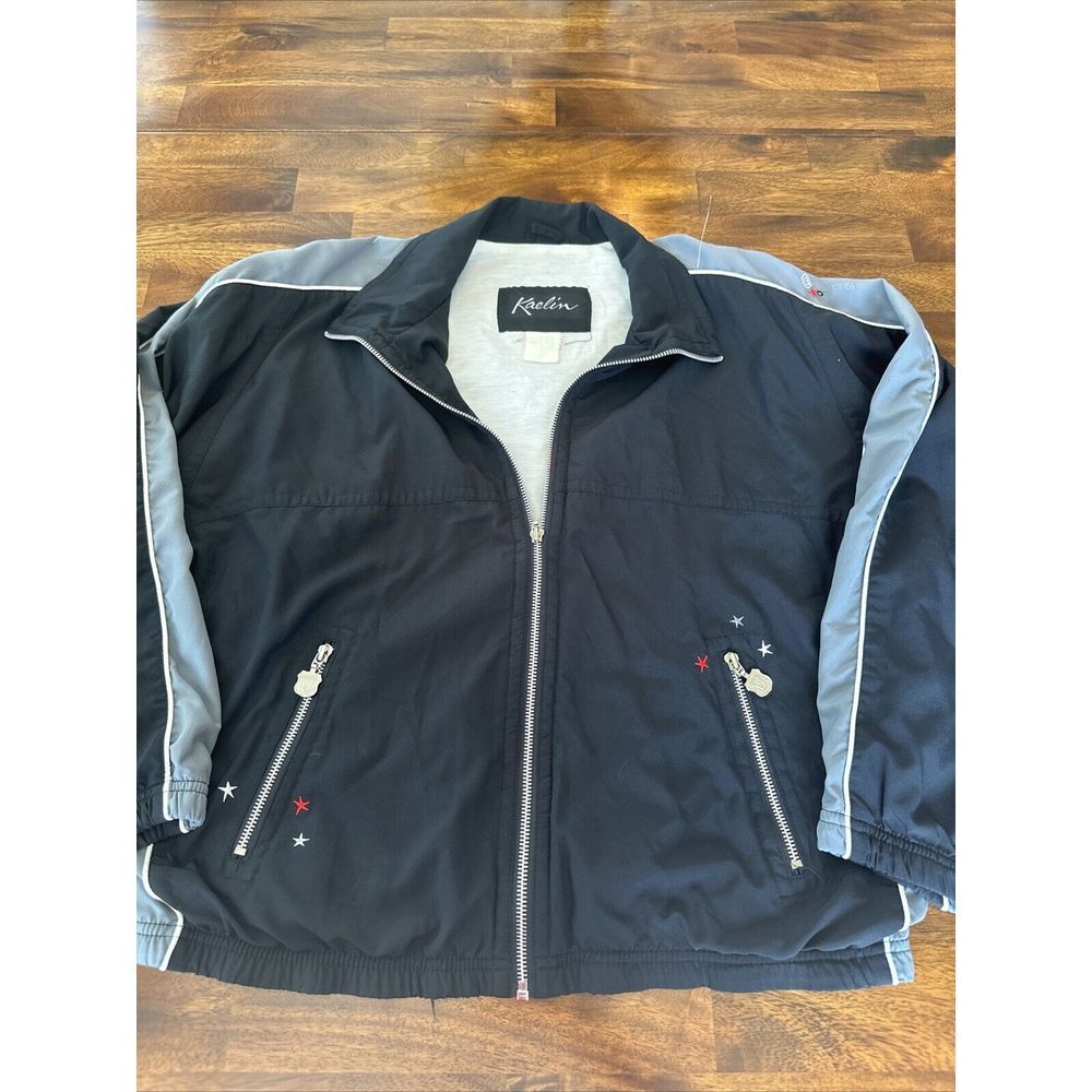 Women's Vintage Kaelin Light‎ Weight Jacket Black Size Large